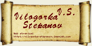 Vilogorka Stepanov vizit kartica